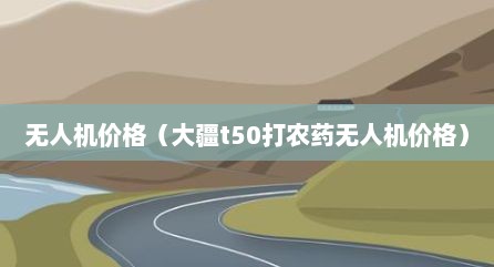 无人机价格（大疆t50打农药无人机价格）