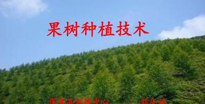 果树栽培技术(果树种植技巧，助您丰收满园)