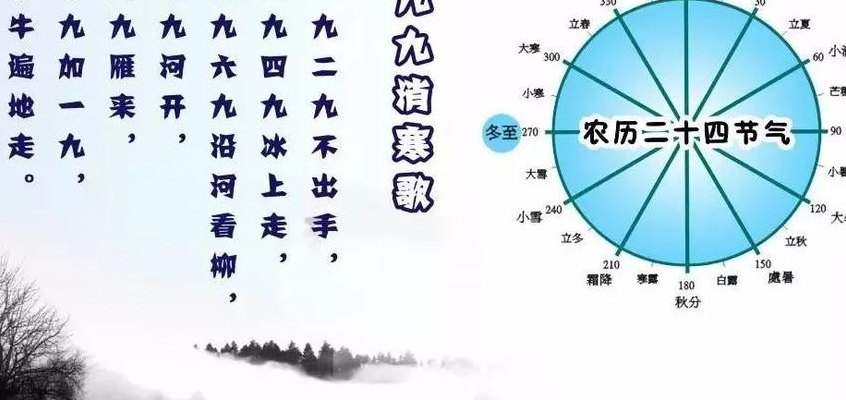 数九寒天从哪个节气开始（数九寒天是从哪一个节气开始的）