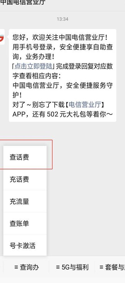 中国电信话费查询(中国电信话费查询方法)