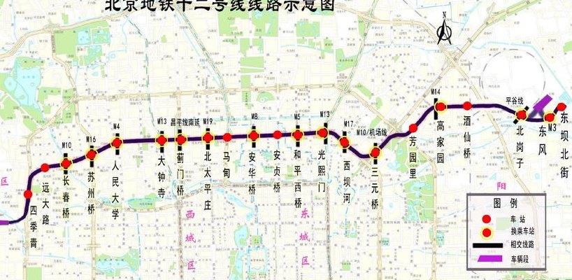 北京地铁6号线路图(北京地铁6号线详细图及站点信息)