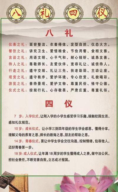 八礼四仪中四仪的内容包括(了解八礼四仪中的四仪要点)