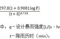 暴雨强度公式(暴雨强度公式及计算方法暴雨强度的计算方法)