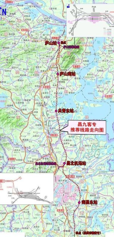 京九高铁吧（杭昌高铁路线图）