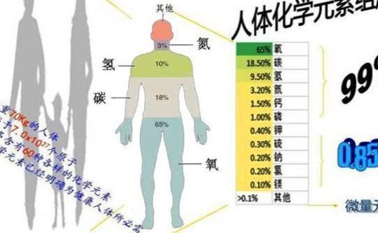 人体中含量最多的元素（人体中含量最多的元素是氧还是钙）