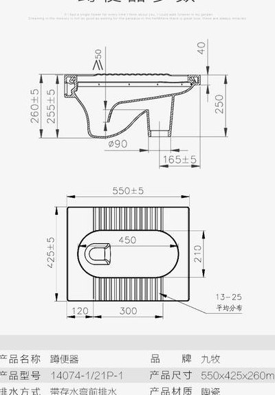 蹲便器结构图（存水弯蹲便器结构图）