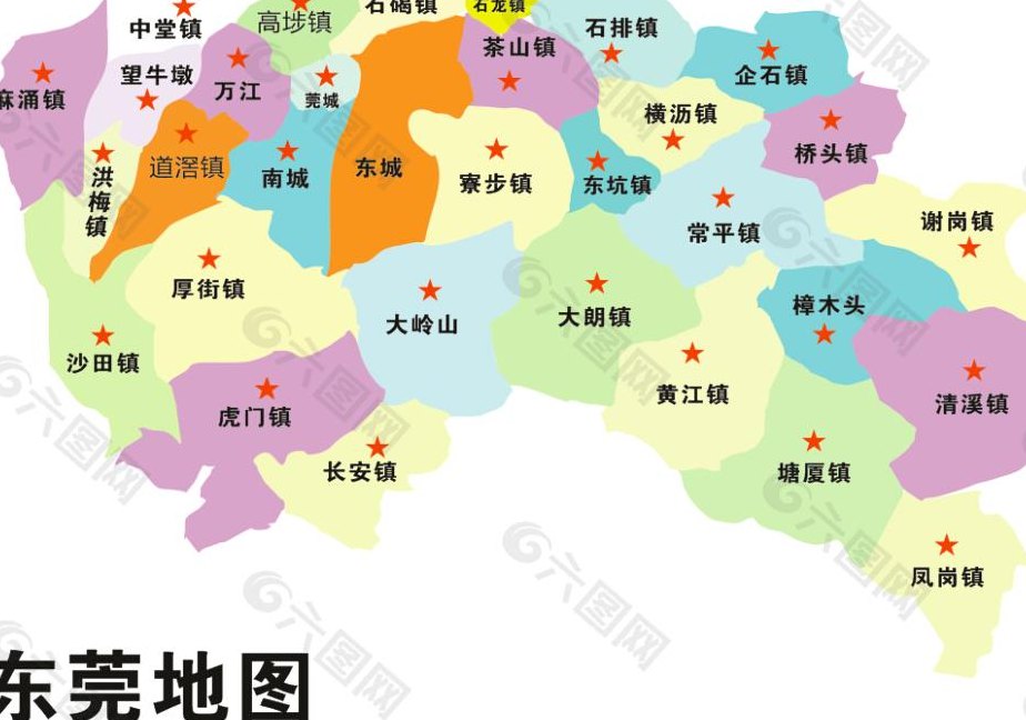 东莞地图各镇（东莞地图各镇全图2023版）