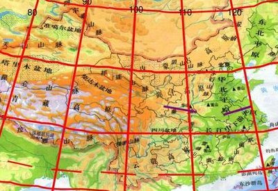 地球经纬度划分图（地球经纬度划分图附世界地图）