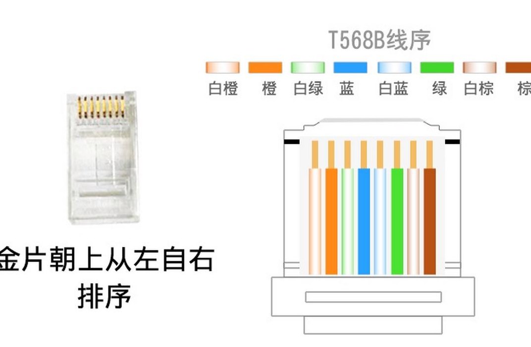 网线接头怎么接（网线接头怎么接图片）