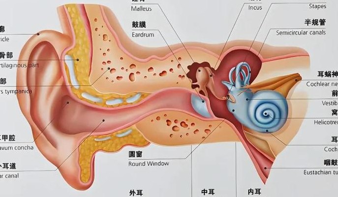 耳朵结构示意图（耳朵结构示意图简笔画）