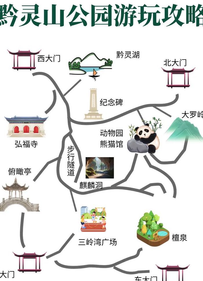 黔灵山公园地图（黔灵山公园地图图片）