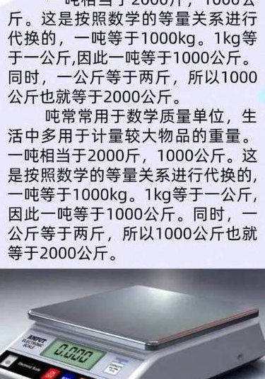 100公斤等于多少斤（1000公斤等于多少斤）