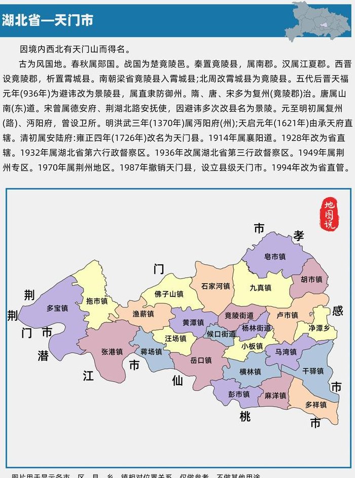 天门市属于哪个市管辖（天门市属于哪个地级市管辖）