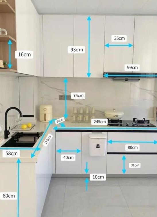 厨房台面尺寸（厨房台面尺寸多少合适）
