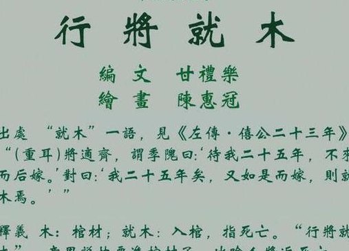 行将就木打一生肖（行将就木打一字）