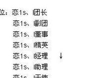 舞团职位名称简洁一套（舞团职位名字）