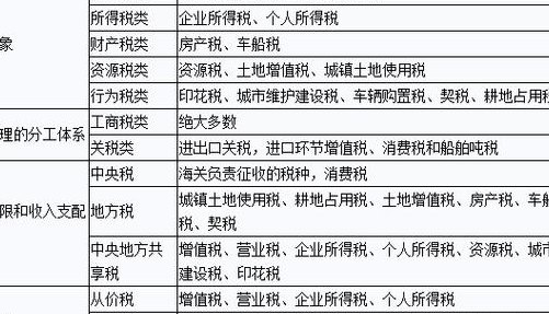 税收主要分为（税收主要分为哪两大类）