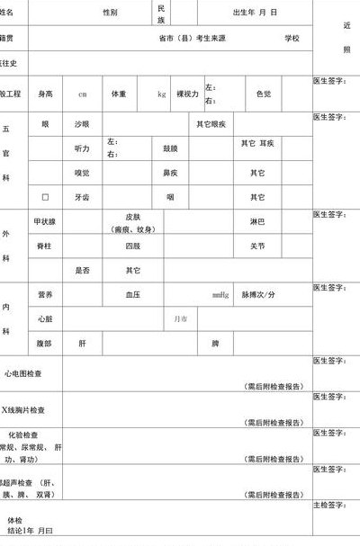 入学体检（入学体检几个月有效）