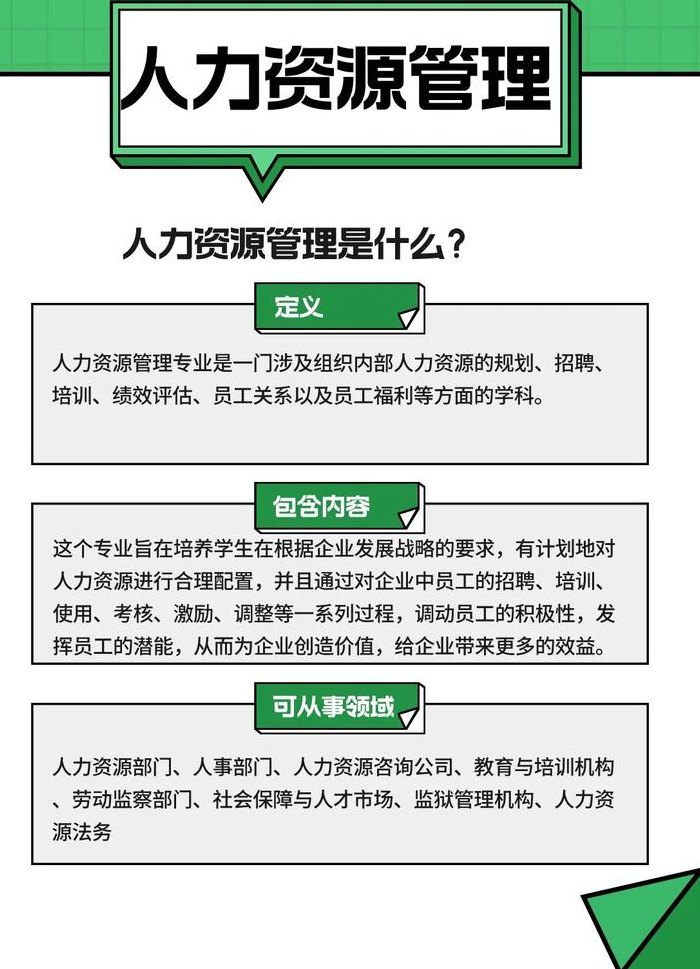 人力资源管理好不好（人力资源管理好学吗就业方向是什么）