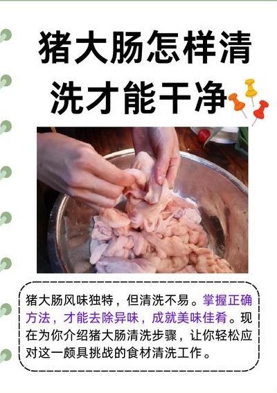 清洗猪大肠的最佳方法（洗大肠的正确方法视频）