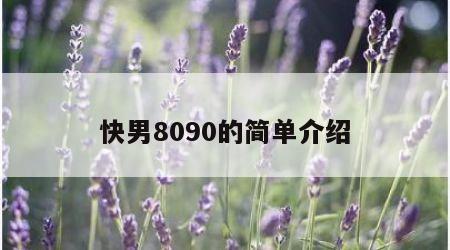 快男8090的简单介绍