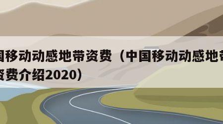 中国移动动感地带资费（中国移动动感地带套餐资费介绍2020）